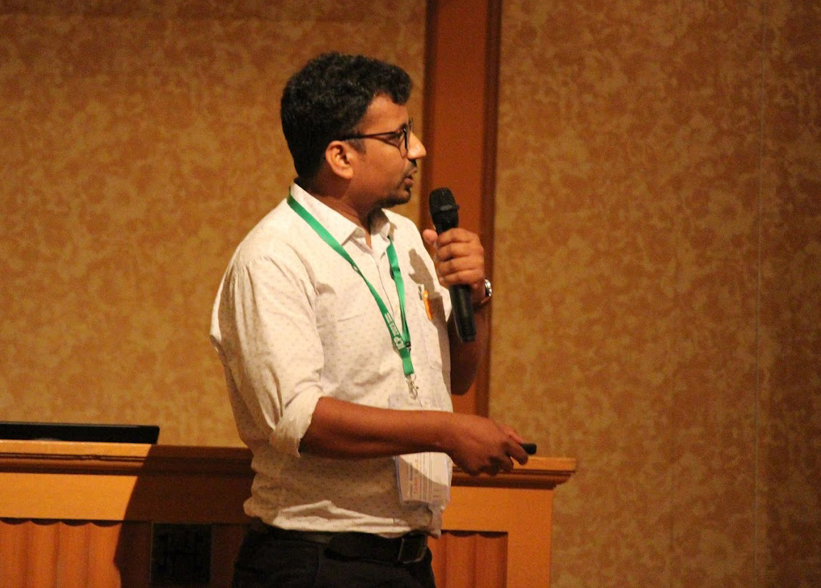 Portrait-style academic visual for Dr. Bahadur Sk